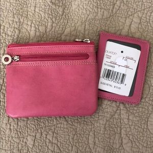 NWT Buxton Coin Purse and Card Insert